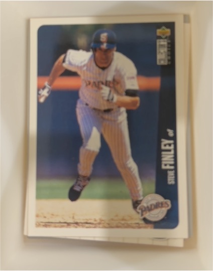1996 Collector's Choice #696 Steve Finley — front
