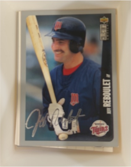 1996 Upper Deck Collector's Choice #607 Jeff Reboulet — front
