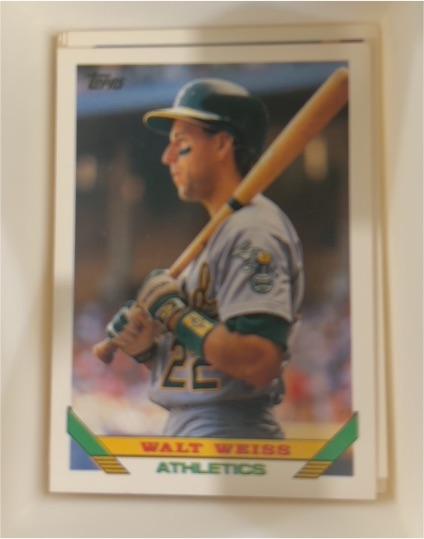 1993 Topps #580 Walt Weiss — front