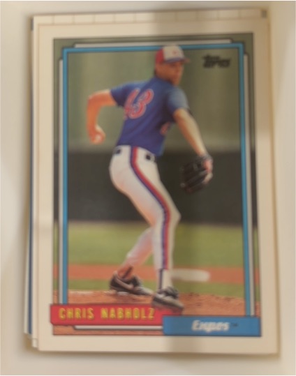 1992 Topps #32 Chris Nabholz — front
