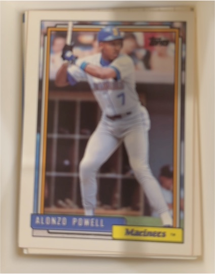 1992 Topps #295 Alonzo Powell — front