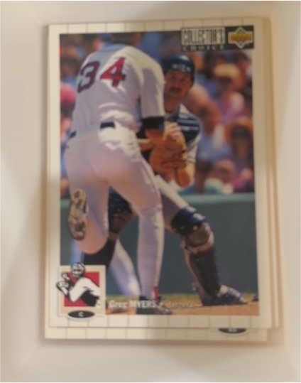 1994 Collector's Choice #161 Greg Myers — front