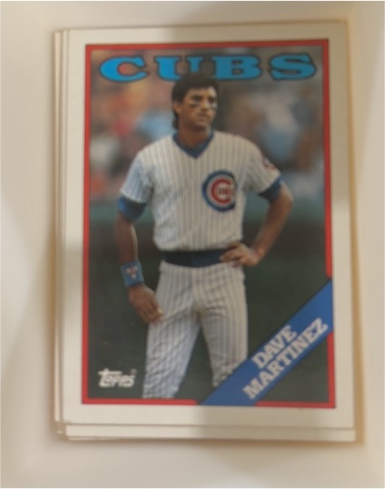 1988 Topps #439 Dave Martinez — front