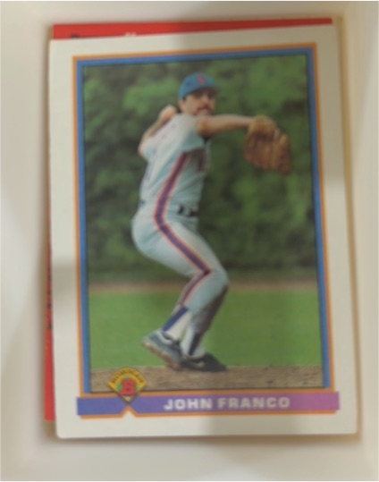 1991 Bowman #475 John Franco — front