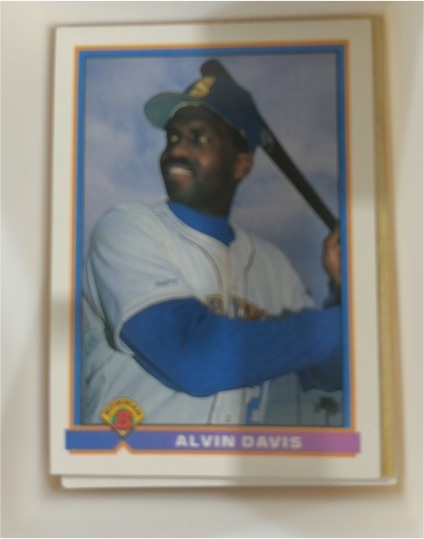 1991 Bowman #258 Alvin Davis — front