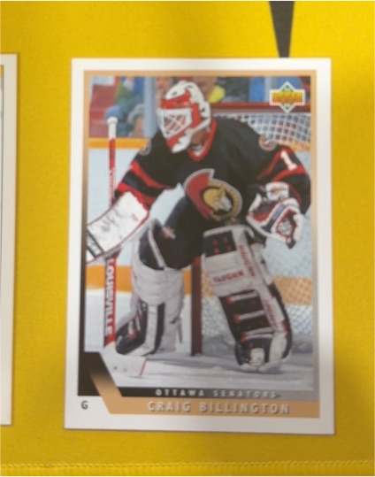 1993-94 Upper Deck #424 Craig Billington — front