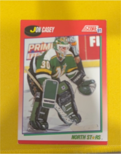 1991 Score #191 Jon Casey — front