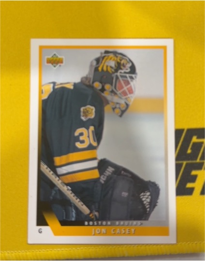 1993-94 Upper Deck #507 Jon Casey — front
