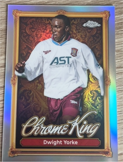 2025-26 Topps Premier League Chrome King #CK2 Dwight Yorke — front