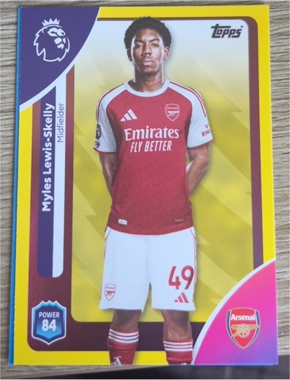 2025-26 Topps Premier League #9 Myles Lewis-Skelly — front