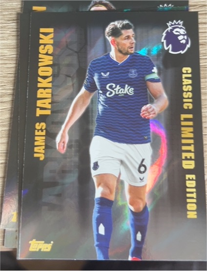 2025 Topps Premier League #LE8 James Tarkowski — front