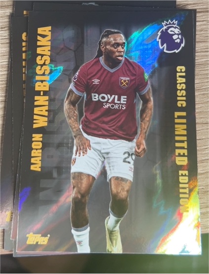 2025 Topps Premier League Aaron Wan-Bissaka Classic Limited Edition — front