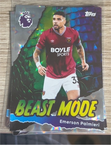 2025-26 Topps Premier League #437 Emerson Palmieri Beast Mode — front
