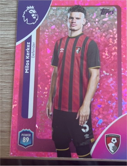 2025-26 Topps Premier League #42 Milos Kerkez — front