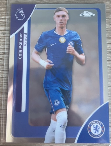 2026 Topps Chrome Premier League #63 Cole Palmer Chelsea — front