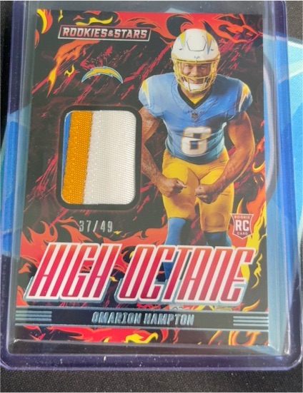 2025 Panini Rookies & Stars High Octane #37 Omarion Hampton — front