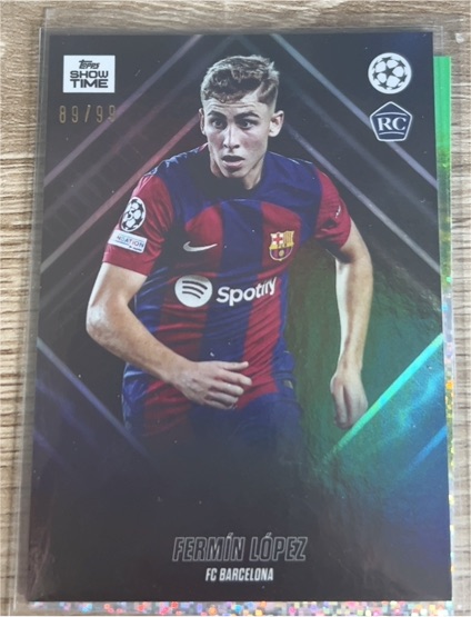 2023 Topps Showtime UEFA Club Competitions #89/99 Fermín López — front