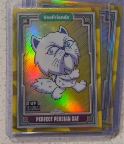 2025 Topps Chrome VeeFriends #13 Perfect Persian Cat — front