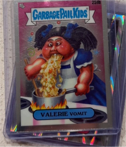 2024 Topps Chrome Garbage Pail Kids Series 7 #251b Valerie Vomit — front