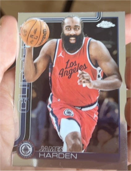 2025-26 Topps Chrome #54 James Harden — front