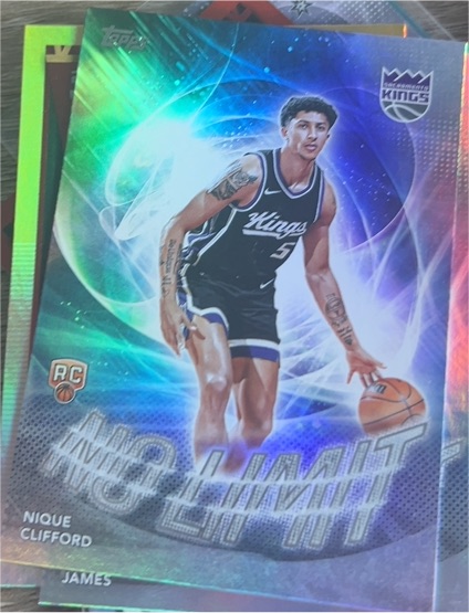 2025-26 Topps No Limit #NL-24 Nique Clifford — front