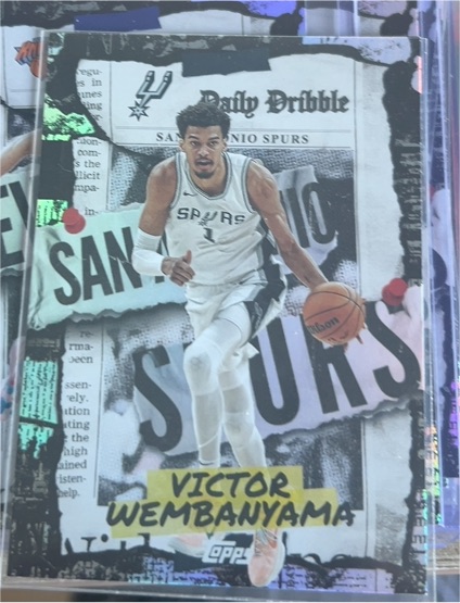 2025-26 Topps The Daily Dribble #DD-11 Victor Wembanyama — front