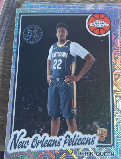 2025-26 Topps #TC-DQ Derik Queen — front