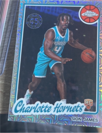 2025-26 Topps Chrome #TC-SJ Sion James — front
