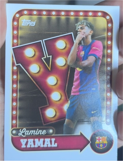 2025-26 Topps FC Barcelona Collector Tin #25 Lamine Yamal — front