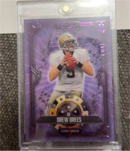 2024 Wild Card 5 Card Draw # Drew Brees — front