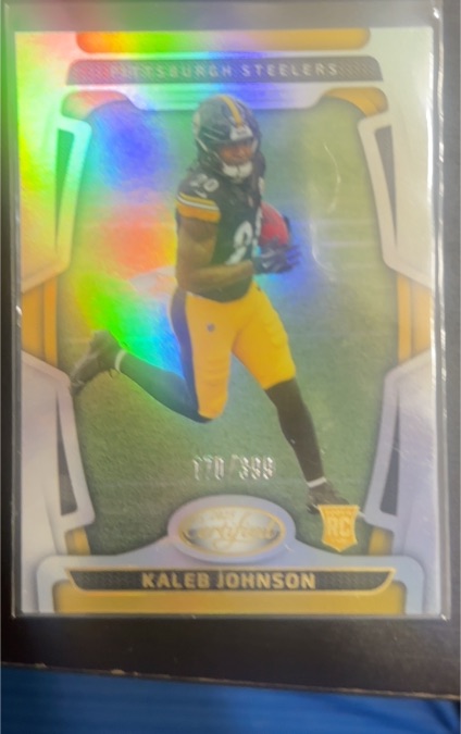 2025 Panini Certified #170 Kaleb Johnson — front