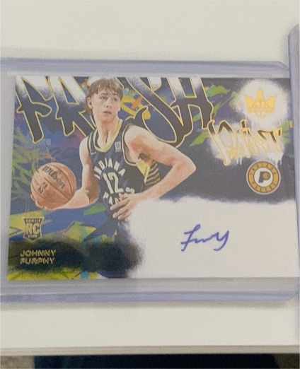 2024-25 Panini Court Kings Fresh Paint #FP-FUR Johnny Furphy — front