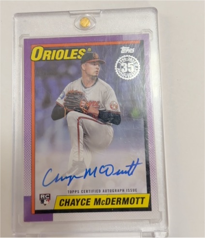 2025 Topps Series 1 1990 Topps #90A-CMT Chayce McDermott — front