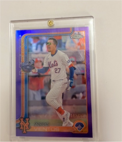 2025 Topps Chrome #129 Mark Vientos — front