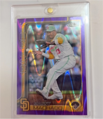 2025 Topps Chrome #53 Manny Machado — front