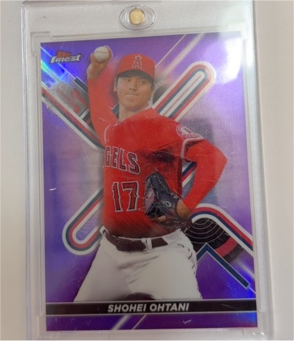 2022 Topps Finest #28 Shohei Ohtani — front