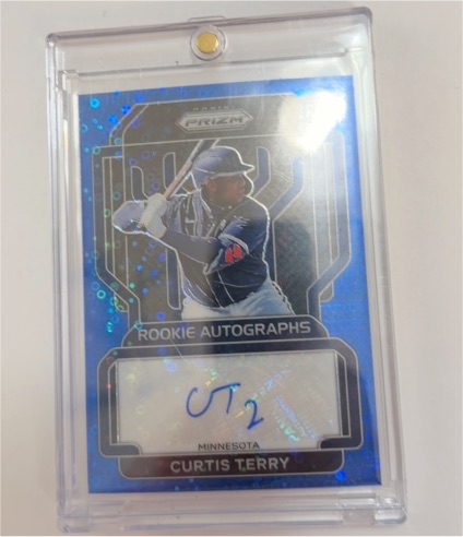 2022 Panini Prizm Rookie Autographs #RA-CT Curtis Terry — front