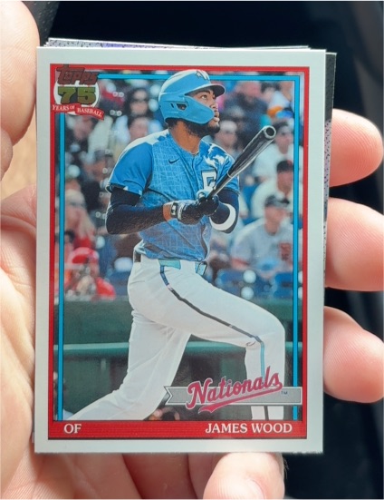 2026 Topps Series 1 1991 Topps #T91-16 James Wood — front