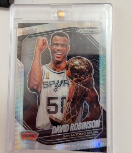 2024-25 Panini Prizm Black #282 David Robinson — front