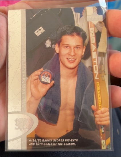 1996-97 Upper Deck #1 Paul Kariya — front