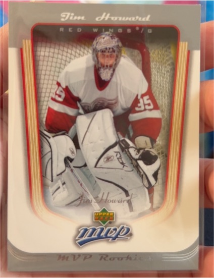 2005-06 Upper Deck MVP #420 Jimmy Howard Rookie — front