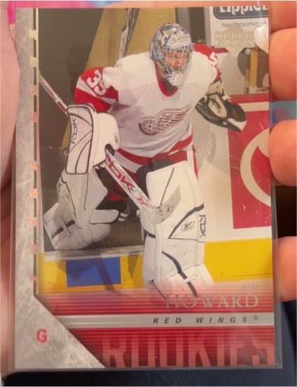 2005-06 Upper Deck Young Guns #215 Jimmy Howard — front