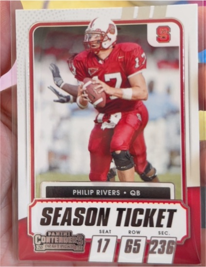 2021 Panini Contenders Draft Picks #10 Philip Rivers — front