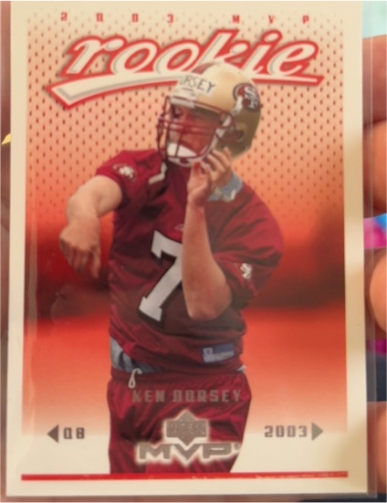 2003 Upper Deck MVP #338 Ken Dorsey — front