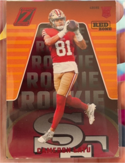 2023 Panini Zenith #115 Cameron Latu Red Zone Rookie — front