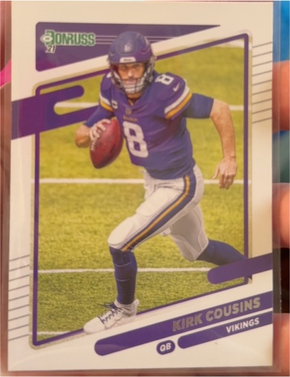 2021 Donruss #124 Kirk Cousins — front