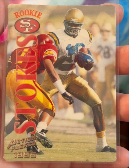 1995 Action Packed #39 J.J. Stokes — front