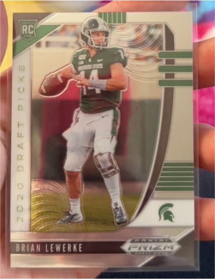 2020 Panini Prizm Draft Picks #142 Brian Lewerke — front