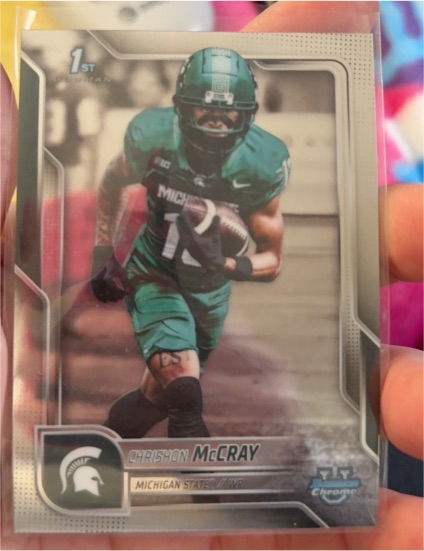 2025 Bowman Chrome University #155 Chrishon McCray — front