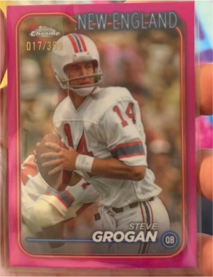 2024 Topps Chrome #132 Steve Grogan — front